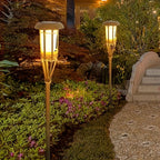 FLAMEGLOW – Luci LED in Bambù Solari per Atmosfera Esterni