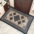 STYLEHAVEN - Tappeto d'ingresso con bordo geometrico lavabile in lavatrice