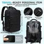 PACKSMART - Set di Zaini da Viaggio con Aspirazione per Uomini, Donne e Studenti