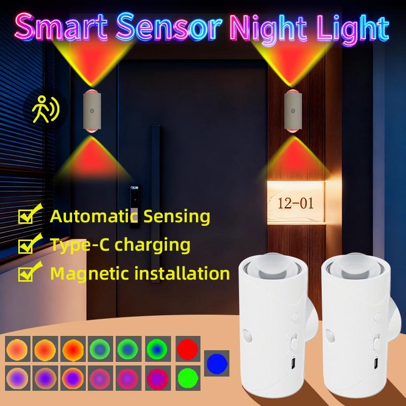Luce Notturna a Sensore di Movimento RGB