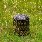 Set di lampade da parete Solviora a energia solare con 2 pezzi | Design in ferro a peonia | 28 cm di altezza