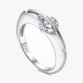 Starfable – Anello a stella rotante in argento sterling S925