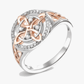 Anello di Protezione Celtico Keltara Bicolore