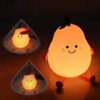 Luce notturna ricaricabile in silicone per bambini