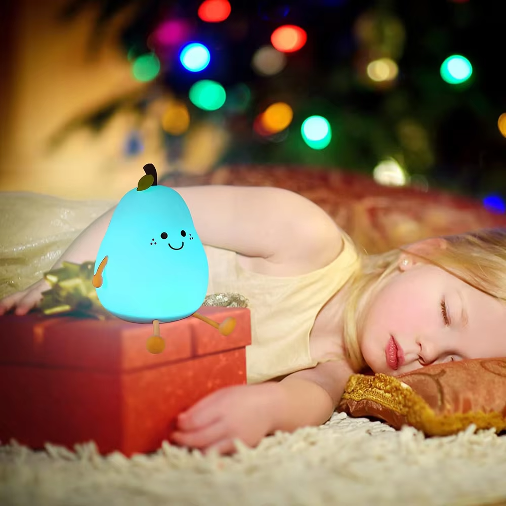 Luce notturna ricaricabile in silicone per bambini