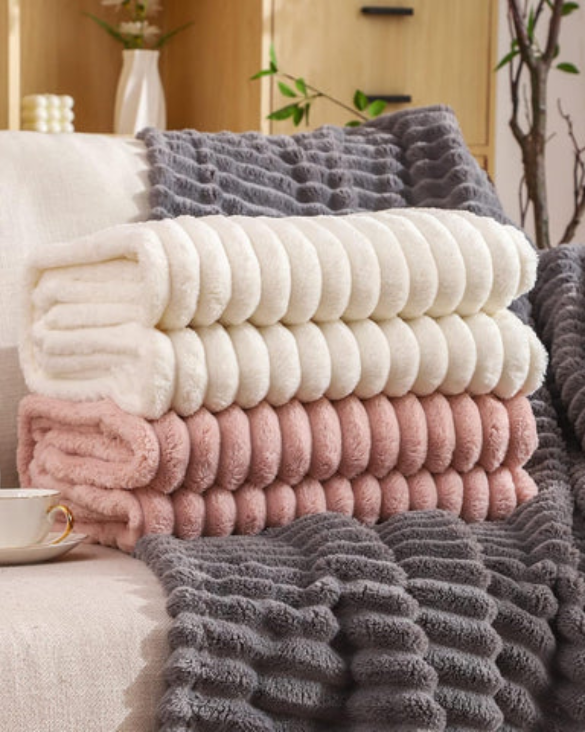 Coperta Calda Chic in Pile