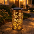 Bloomara – Lanterna Solare a Forma di Girasole con Motivi di Luce Colorati