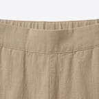 Brezia – Pantaloni Corti Asimmetrici in Mistura di Lino per Donna