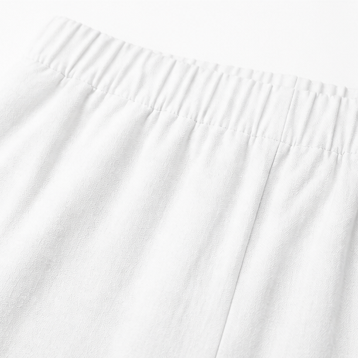 Brisana – Pantaloni Capri Leggeri in Stile Lino per Donne con Vita Elastica Morbida