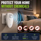 BUGBARRIER – Repellente Ultrasonico per Cimici da Letto per una Protezione Sicura della Casa