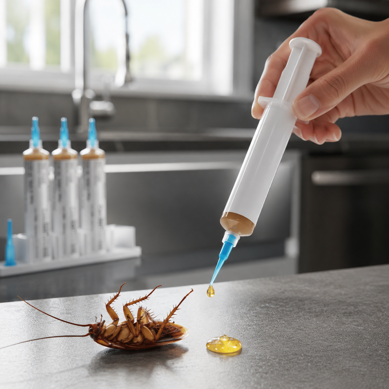BUGVANTA - Gel Insetticida per Blatte Potente per Infestazioni Interne
