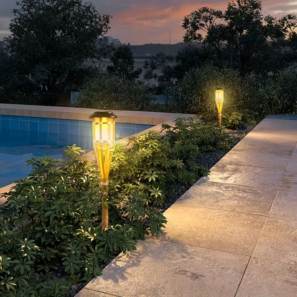 FLAMEGLOW – Luci LED in Bambù Solari per Atmosfera Esterni