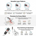 Stitchbeam - Luce Laser Magnetica per Quilting