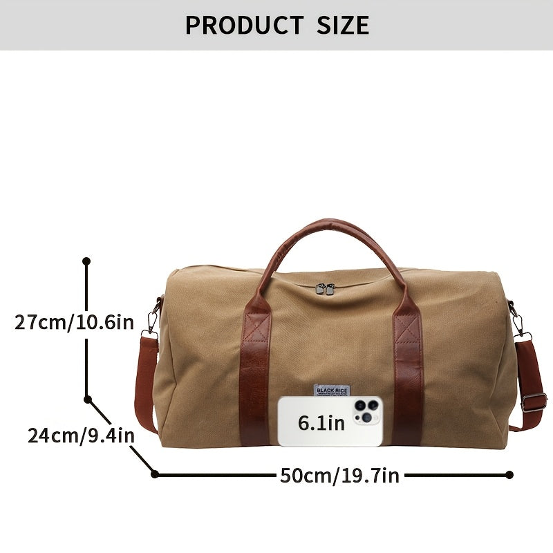 LUXIBAG - Borsa da Viaggio Vintage Lavata a Grande Capacità Organizer Multiuso