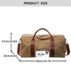 LUXIBAG - Borsa da Viaggio Vintage Lavata a Grande Capacità Organizer Multiuso