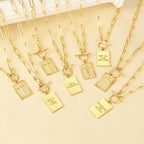 Collana in Catena a Clip Placcata in Oro 14K