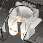 Supporto a muro versatile per attrezzi domestici