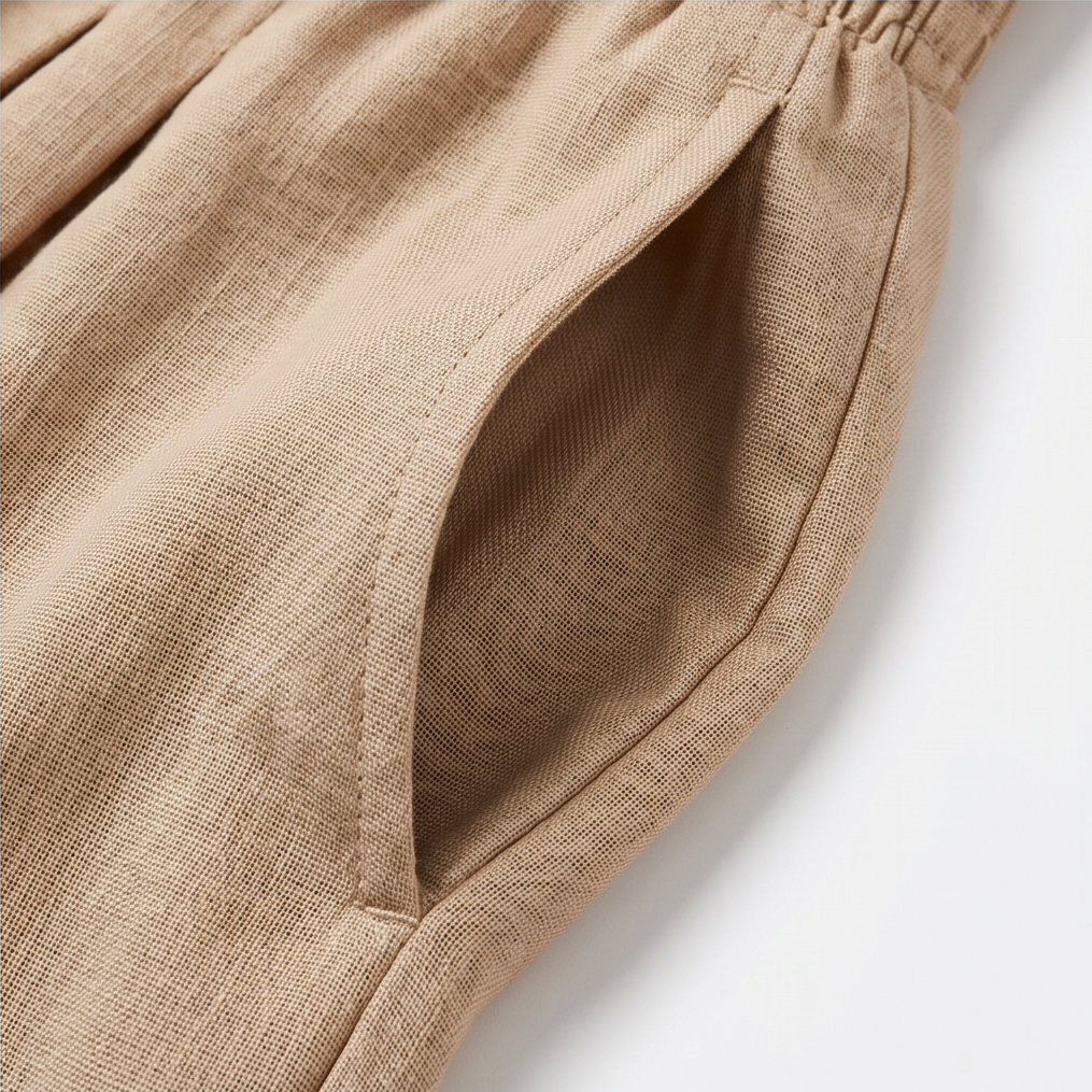 Coastella – Pantaloni Culotte a Vita Arricciata per Donna