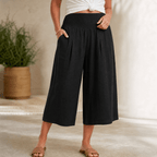 Coastella – Pantaloni Culotte a Vita Arricciata per Donna