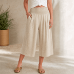 Coastella – Pantaloni Culotte a Vita Arricciata per Donna