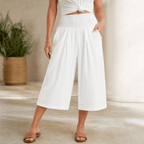 Coastella – Pantaloni Culotte a Vita Arricciata per Donna