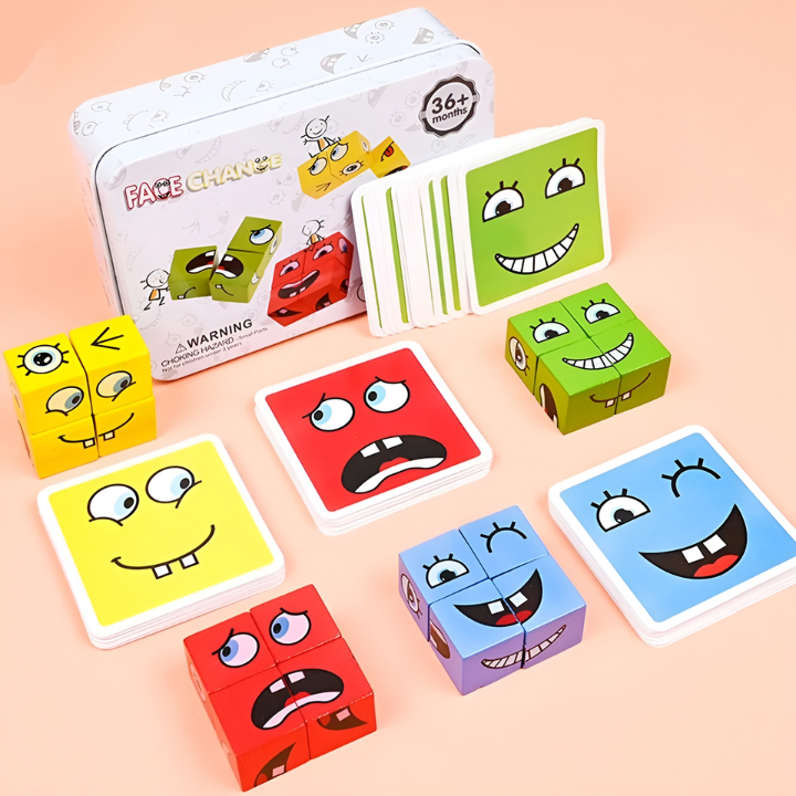 Gioco educativo in legno – Sviluppa le emozioni e le abilità motorie del tuo bambino