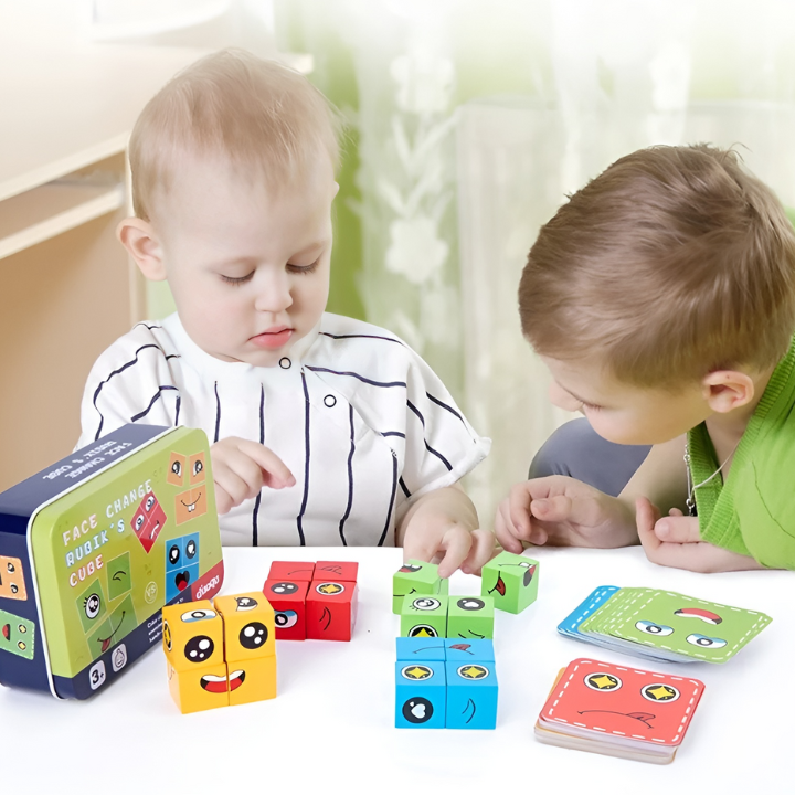 Gioco educativo in legno – Sviluppa le emozioni e le abilità motorie del tuo bambino