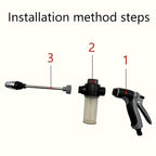 HYDROSHOT – Pistola Spruzzatrice per Lavaggio Auto e Giardino ad Alta Pressione