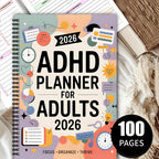 FOCUSVAULT – Pianificatore Esclusivo per Adulti con ADHD 2026, Diario Strutturato di Produttività Giornaliera e Settimanale