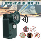 Repellente per animali a ultrasuoni senza fili da esterno 5000 sqft 9V DC per allontanare vari animali