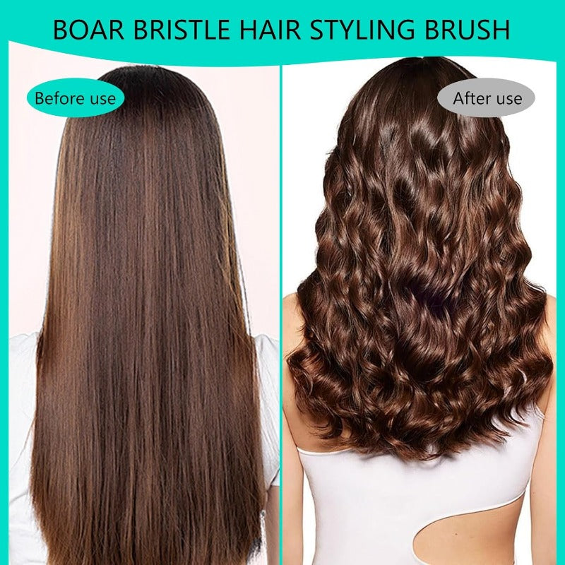 Spazzola Multifunzionale per Capelli Ricci – Districa, Definisce & Liscia