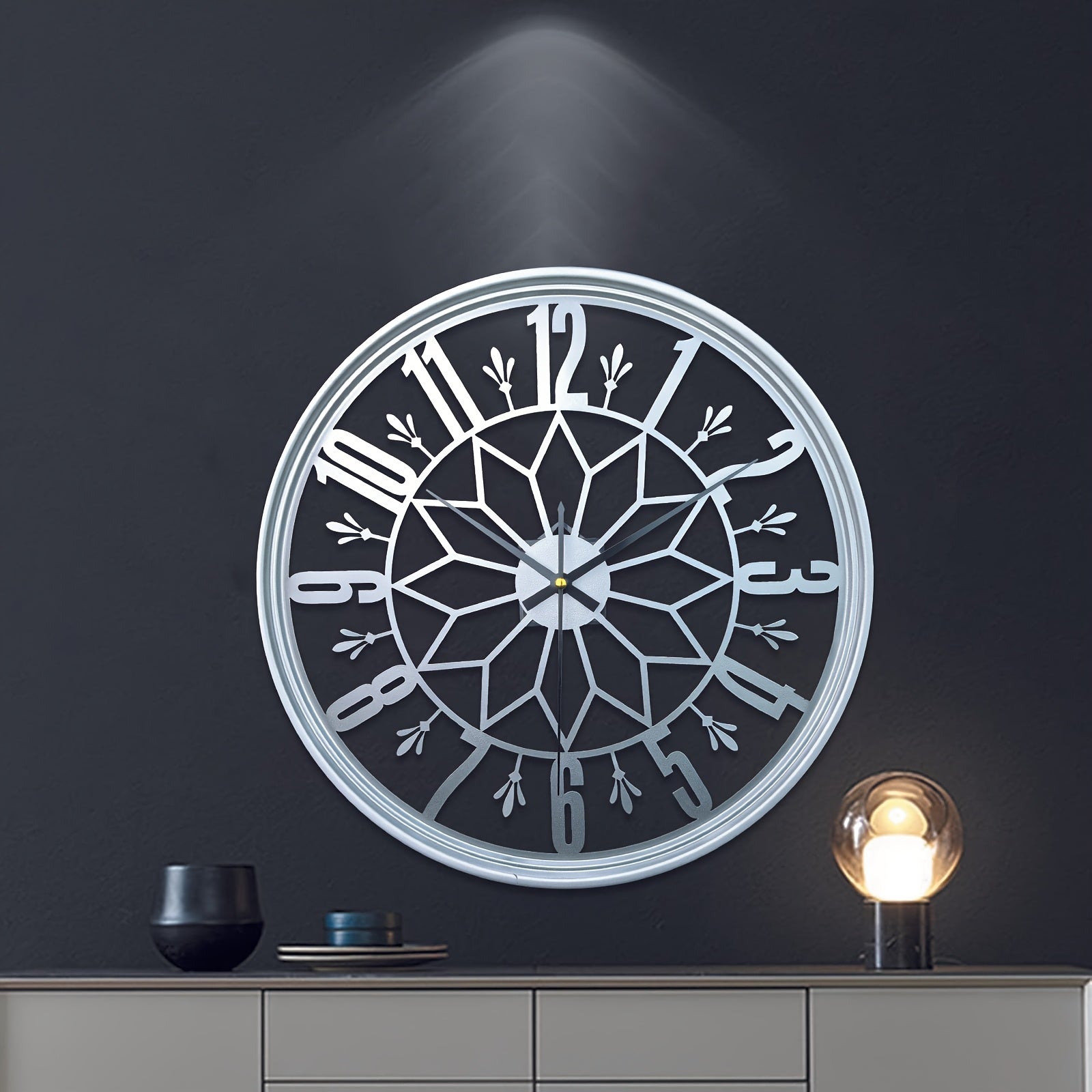 ORENDO OROLOGIO VINTAGE – Accento Murale Silenzioso