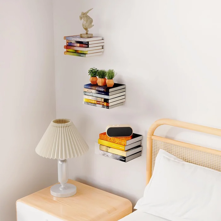 Mostra i tuoi libri come per magia con questa mensola invisibile