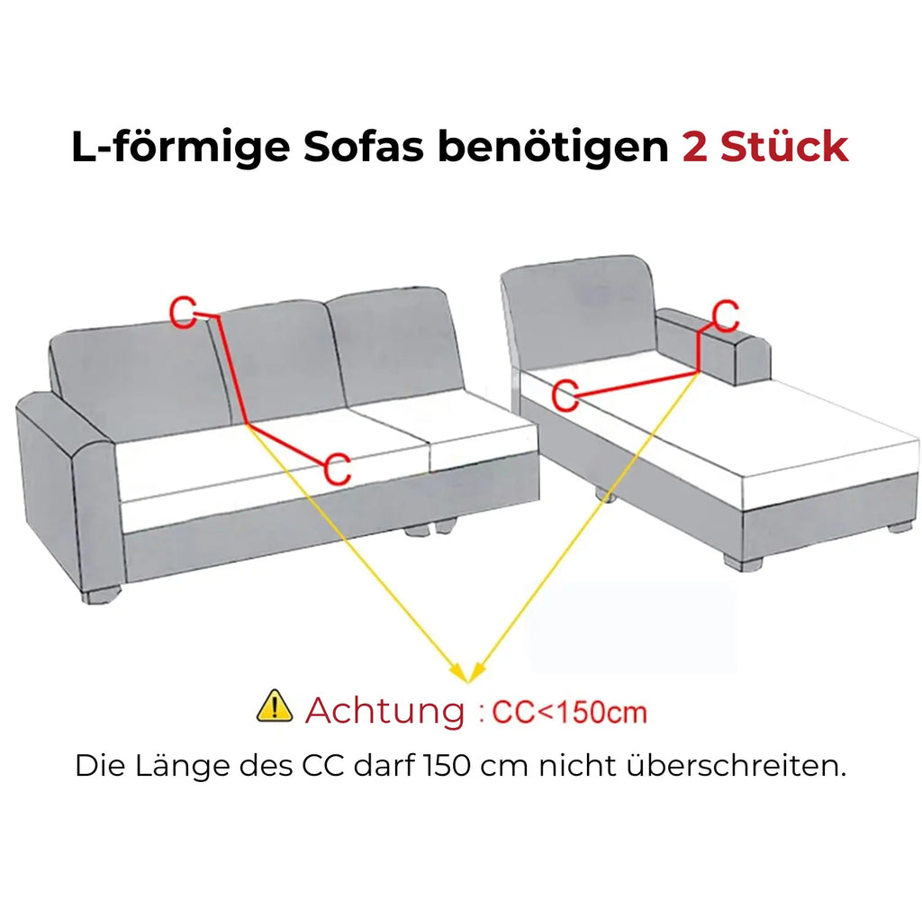 SofaSnug - Copertura elastica per divano in velluto che fa risparmiare