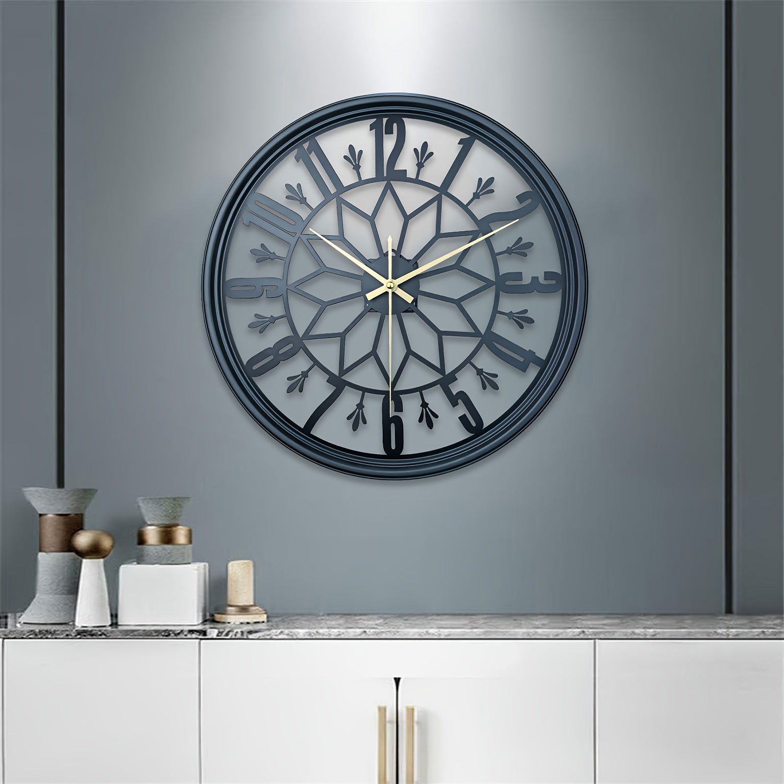ORENDO OROLOGIO VINTAGE – Accento Murale Silenzioso