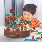 Gioco educativo di costruzione con trapano incluso