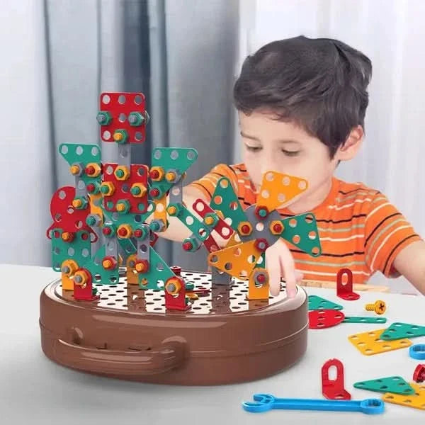 Gioco educativo di costruzione con trapano incluso
