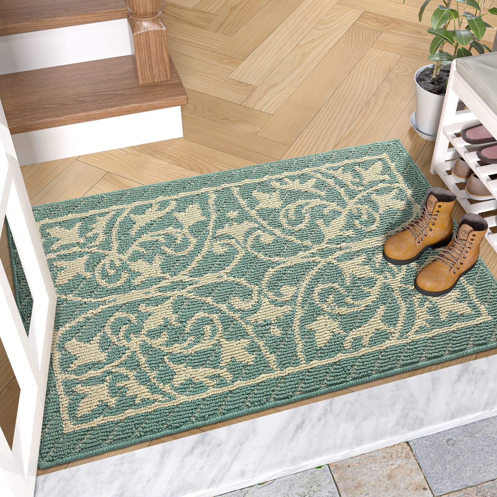 PUREHOME - Tappeto da Interno a Basso Profilo Antiscivolo 1pz