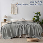 CLOUDSOFT - Coperta in Cotone Ultra-Morbido per Comfort Traspirante Quotidiano