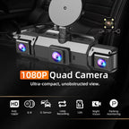 Dash Cam Wireless per Auto Anteriore e Posteriore con Visione Notturna