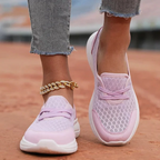 Scarpe ortopediche comfort in rete con suola morbida da donna