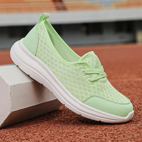 Scarpe ortopediche comfort in rete con suola morbida da donna