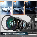 Dash Cam Wireless per Auto Anteriore e Posteriore con Visione Notturna