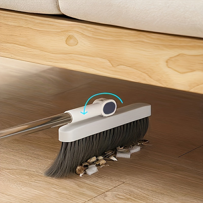 CLEANSWEEP PRO – Set di Scopa e Paletta con Manico Lungo Rotante e Denti a Pettine Integrati