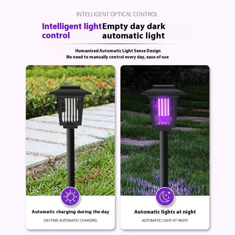 Solavex Trappola per Zanzare Solare & Luce LED | Impermeabile IP65 | Giardino & Terrazza | Insetticida