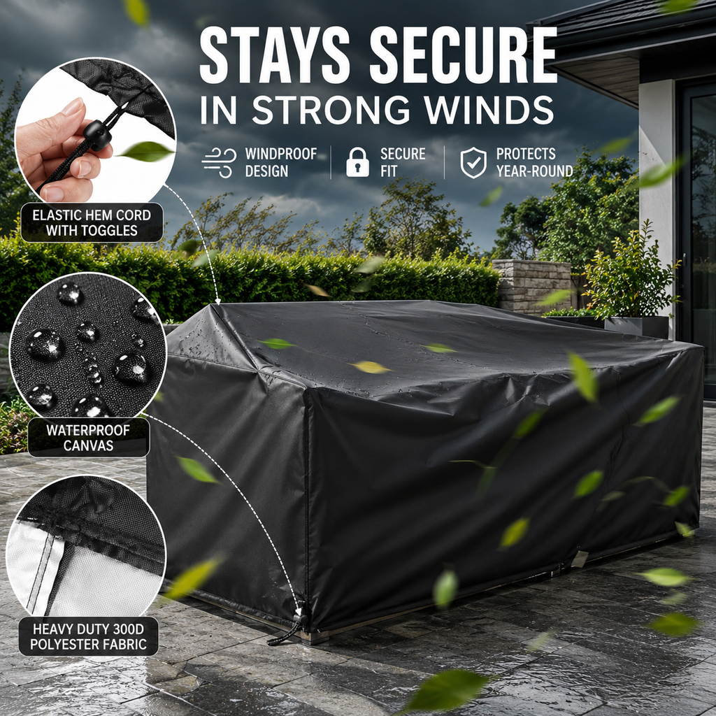EVERDRAPE - Copertura per mobili con protezione UV e pioggia per mobili da giardino