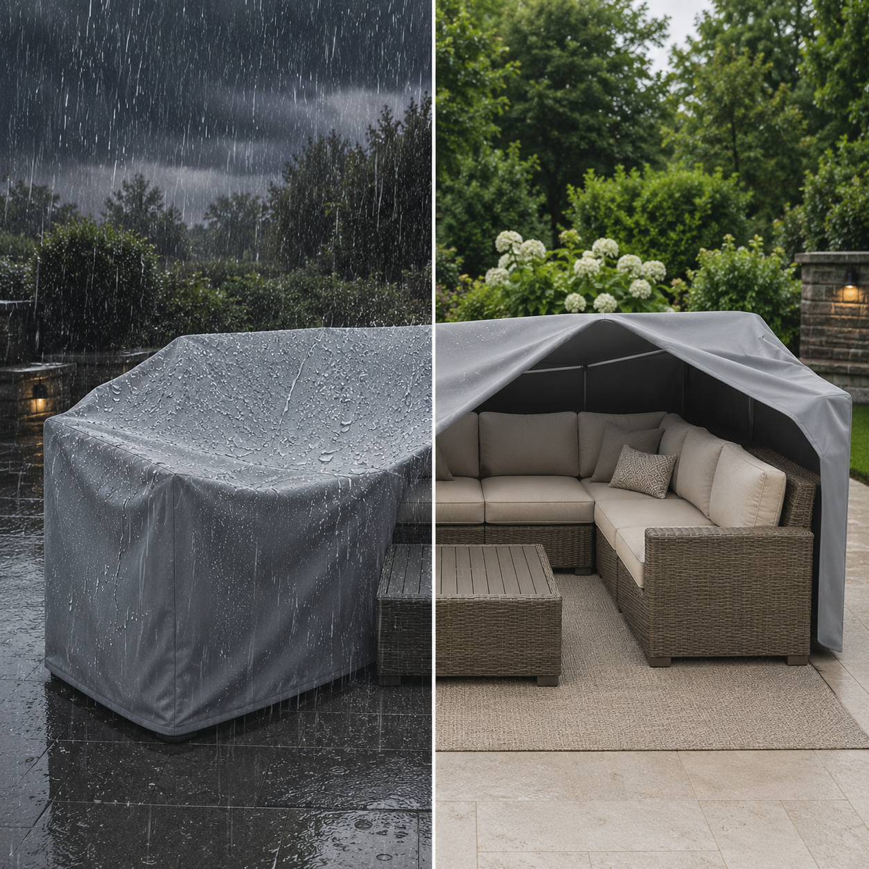 EVERDRAPE - Copertura per mobili con protezione UV e pioggia per mobili da giardino