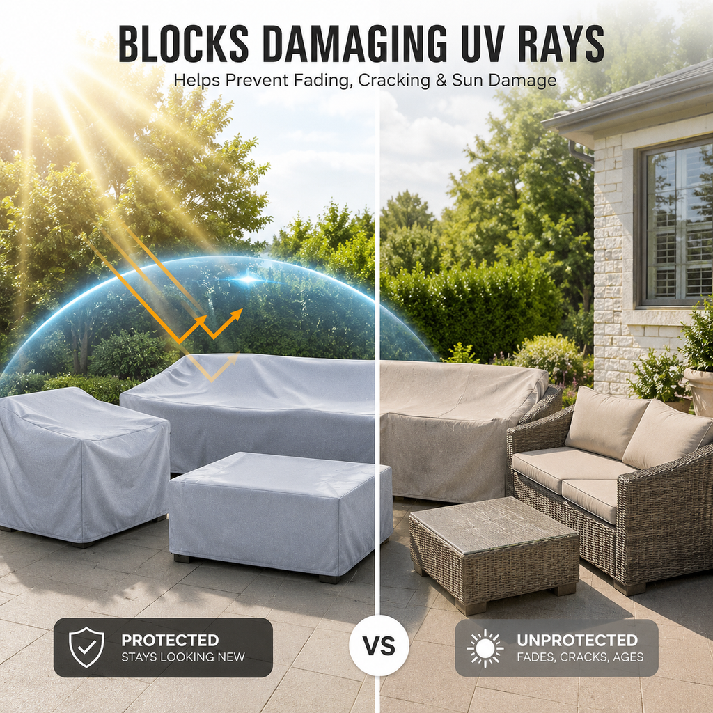 EVERDRAPE - Copertura per mobili con protezione UV e pioggia per mobili da giardino