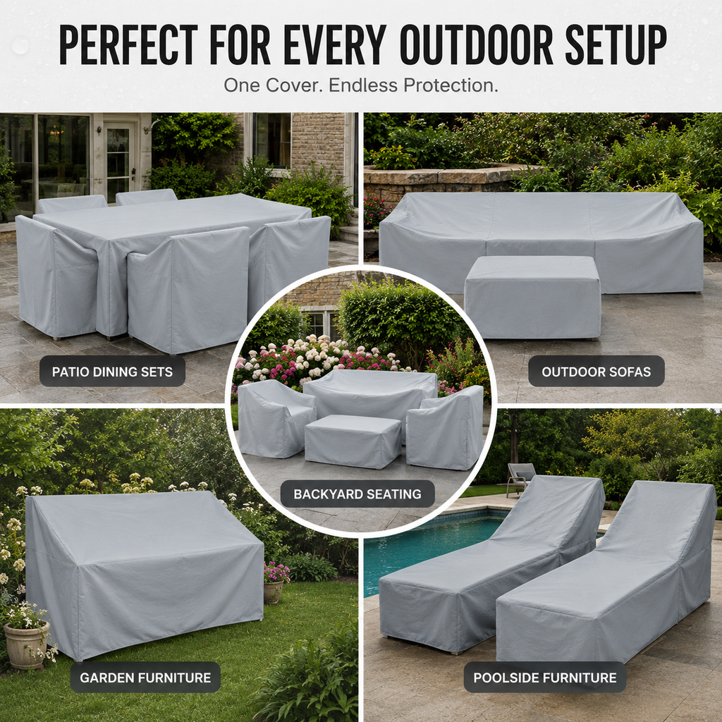 EVERDRAPE - Copertura per mobili con protezione UV e pioggia per mobili da giardino