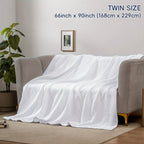 CLOUDSOFT - Coperta in Cotone Ultra-Morbido per Comfort Traspirante Quotidiano